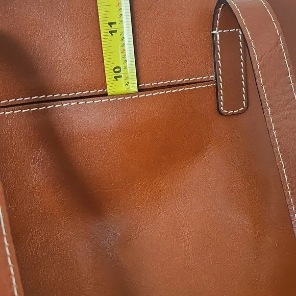 NWT Patricia Nash Brown Leather Viana Tanned Tote Bag Purse - Picture 13 of 15